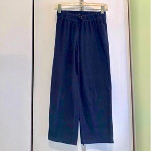 Alpine Design blue fleece elastic waistband drawstring pajama pants